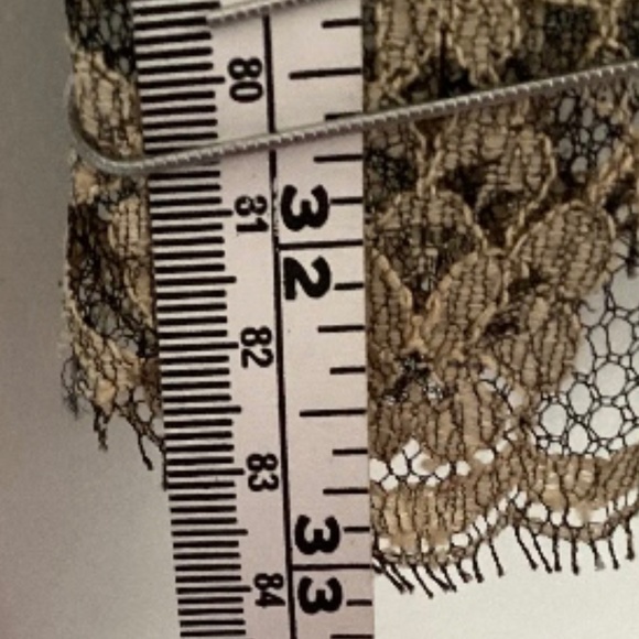 Gothiq Paris Black and Cream mini slip dress , Vintage - Picture 7 of 11